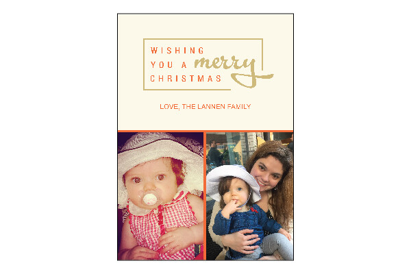 CW Holiday Photo Card - Template #069
