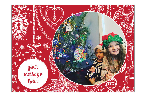 CW Holiday Photo Card - Template #076